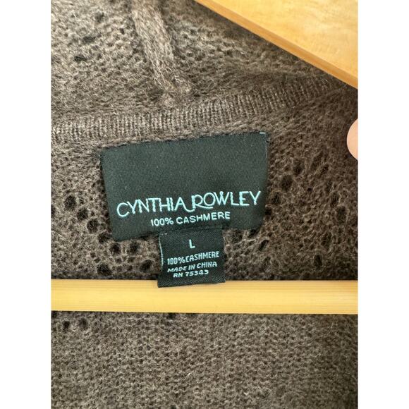 Cynthia Rowley cashmere hooded cardigan - Picture 2 of 6